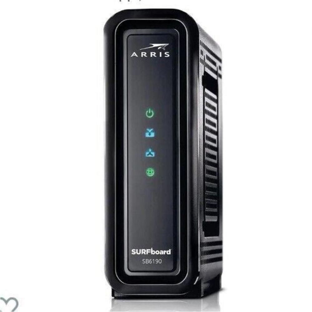 ARRIS SURFboard SB6190 DOCSIS 3.0 32x8 Gigibit Cable Modem Black